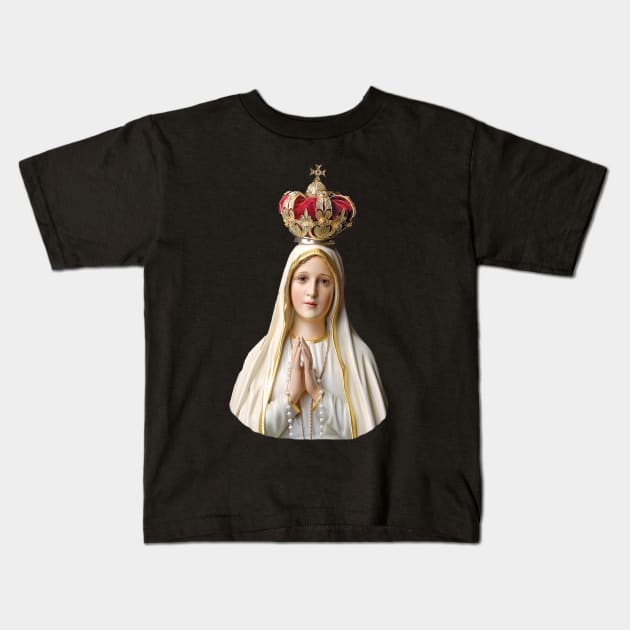 Our Lady of Fatima 2 Kids T-Shirt by Brasilia Catholic